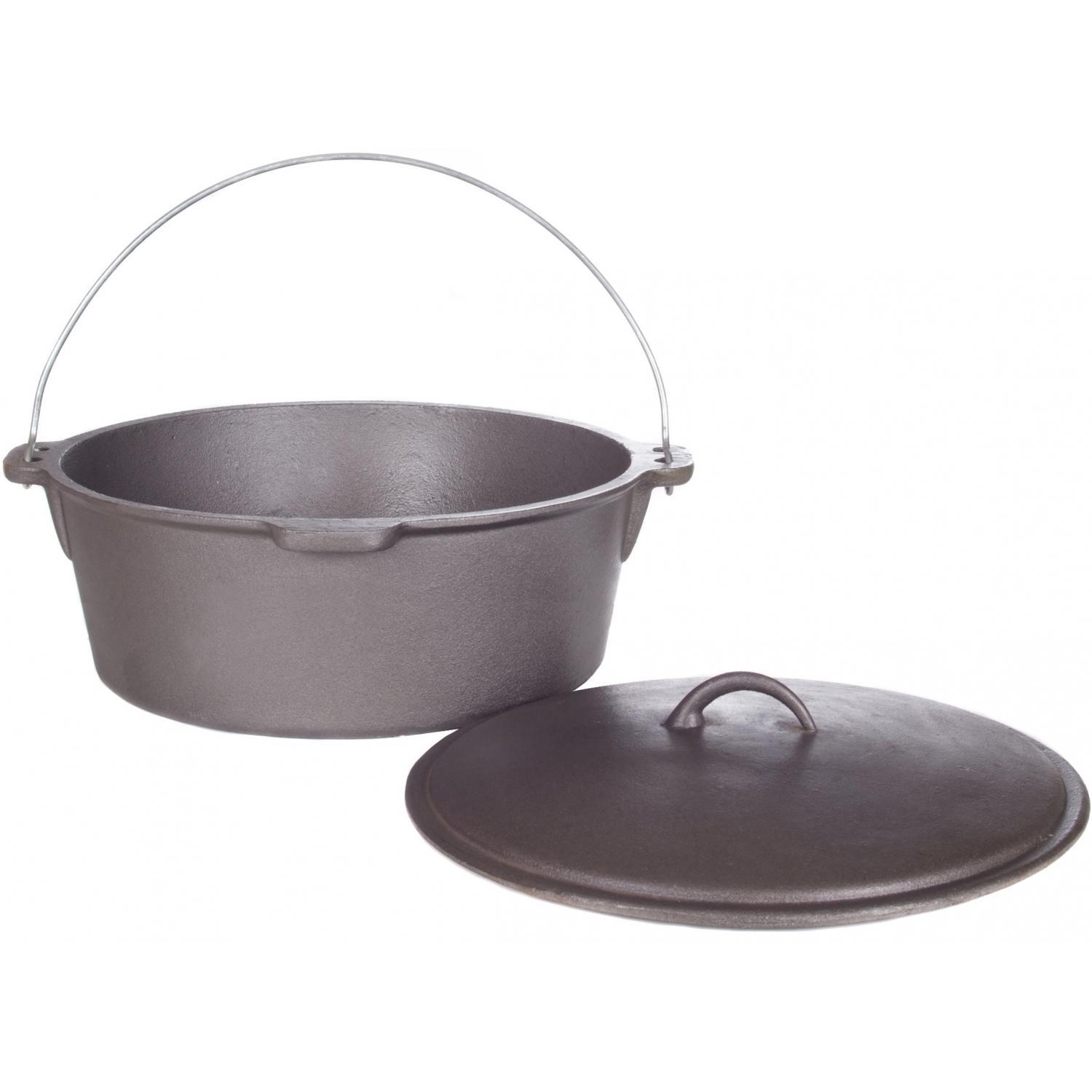 King Kooker 16-Quart Cast Iron Dutch Oven in the Cooking Pots