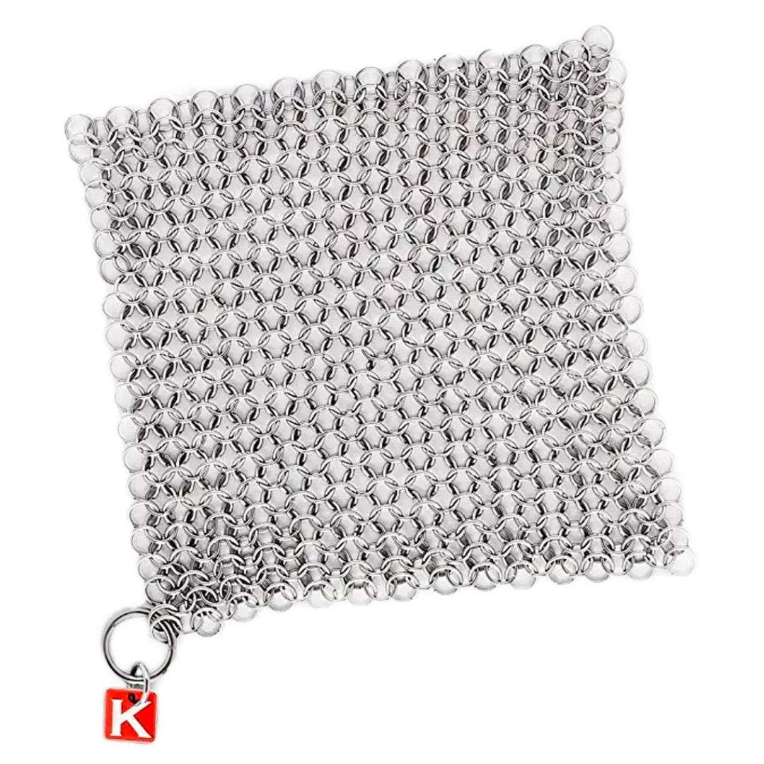 CM Scrubber® By Knapp 6 Chainmail Cast Iron Cleaner – Richard's Kitchen  Store
