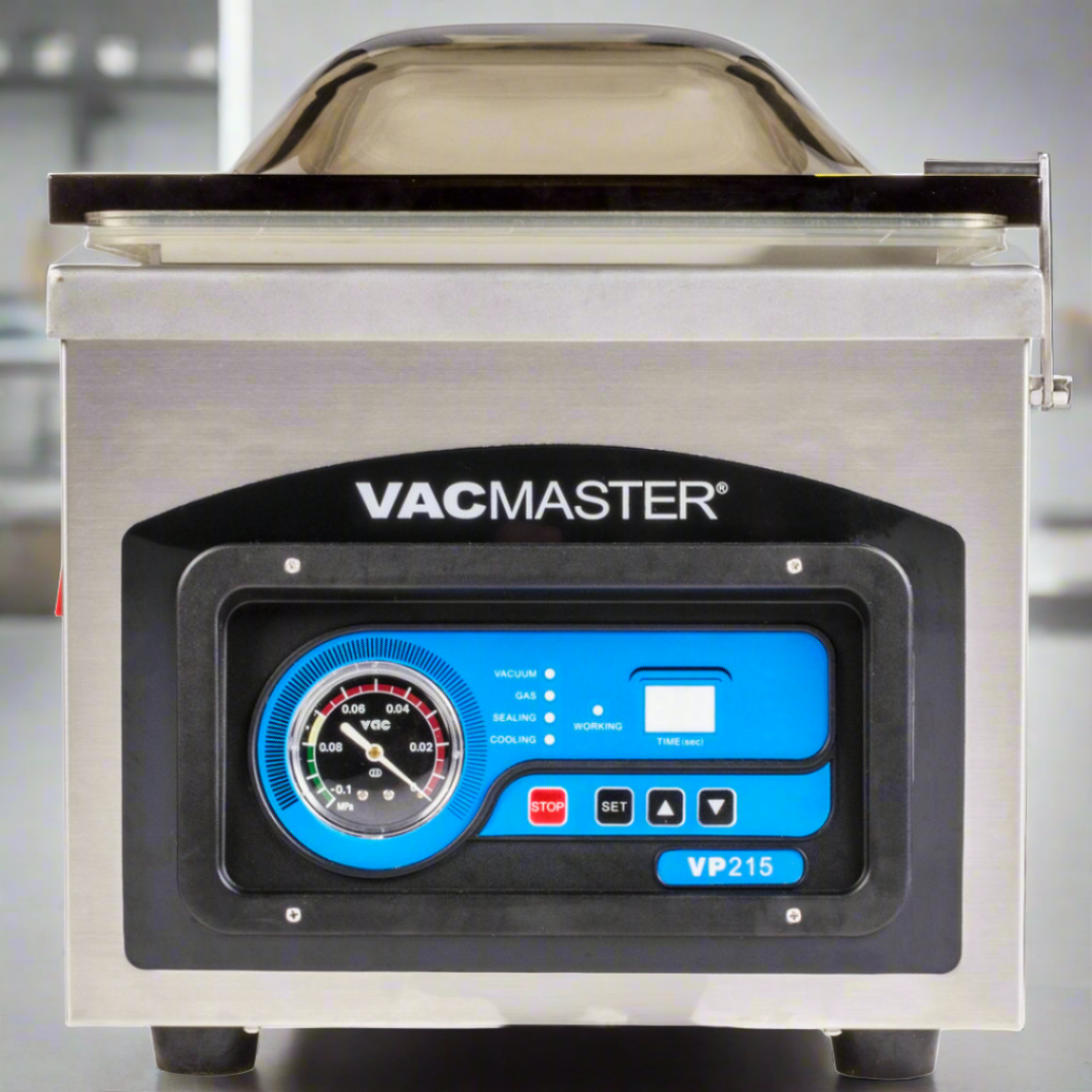 VACMASTER VP215 CHAMBER VACUUM PACKAGING MACHINE W/ 10 ¼” SEAL BAR