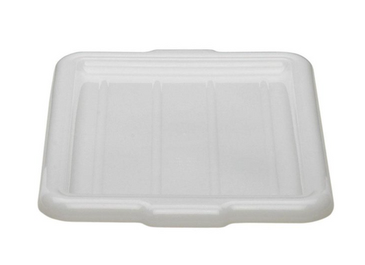 Cambox 20" x 15" White Plastic Bus Tub / Food Storage Box Lid