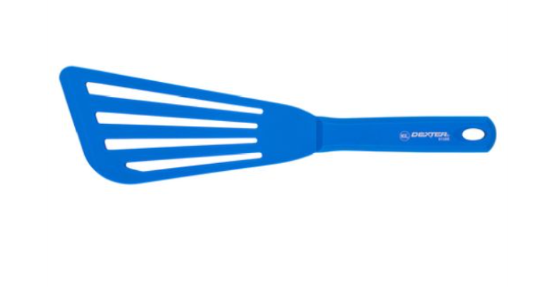 Blue SofGrip Wide-Top 11" Long Silicone Fish Turner