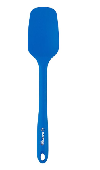 11-1/2" Blue Silicone Spoonula