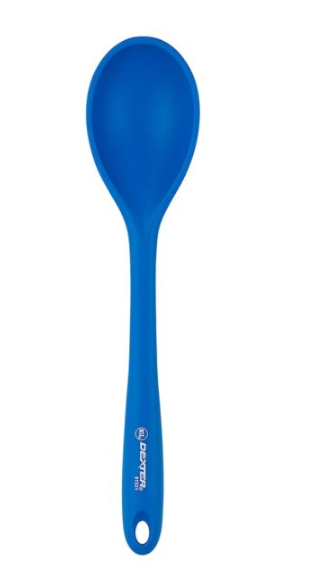11" Blue Silicone Spoon