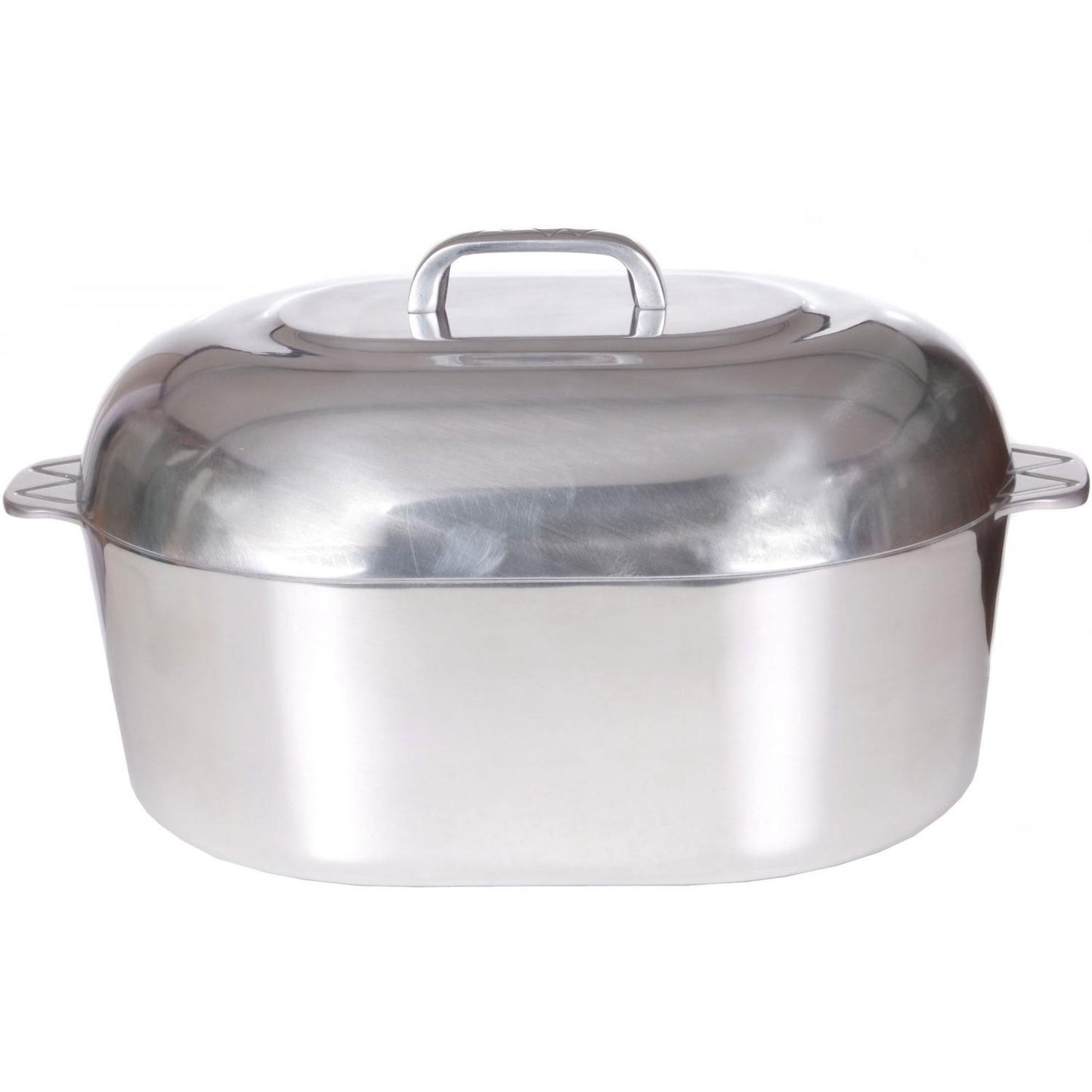Vintage Hammered Club Aluminum Oval Roaster pot pan cookware