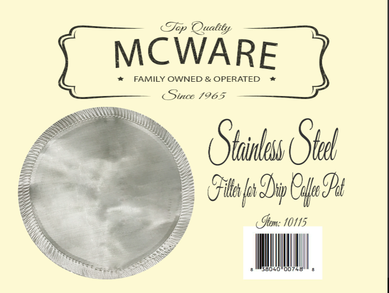 McWare Stainless Steel Filter for Drip Coffee Pot