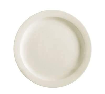 6 1/2" American White Narrow Rim Plate - Richard's Supply Inc