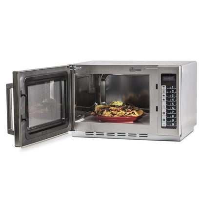 Amana 1000w Commercial Microwave with Touch Pad, 120v