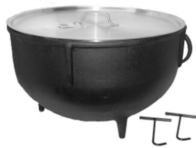 Cast Iron 7-gallon Jambalaya Pot with Stand 7407 – COOKAMP
