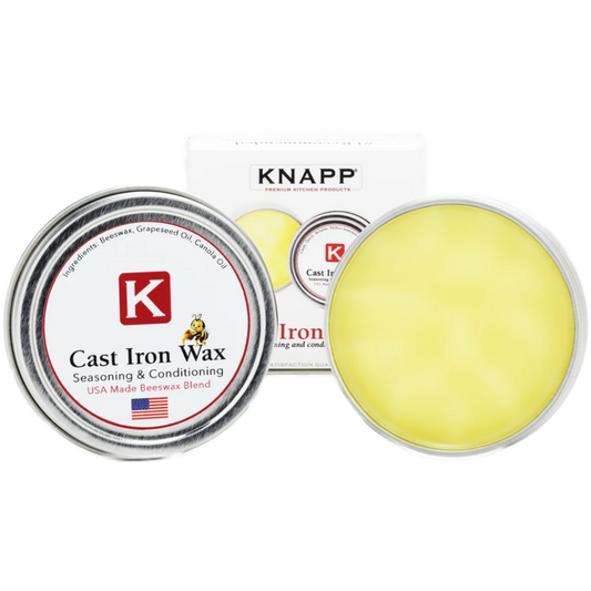 Knapp Made Cast Iron Wax For Perfect Seasoning