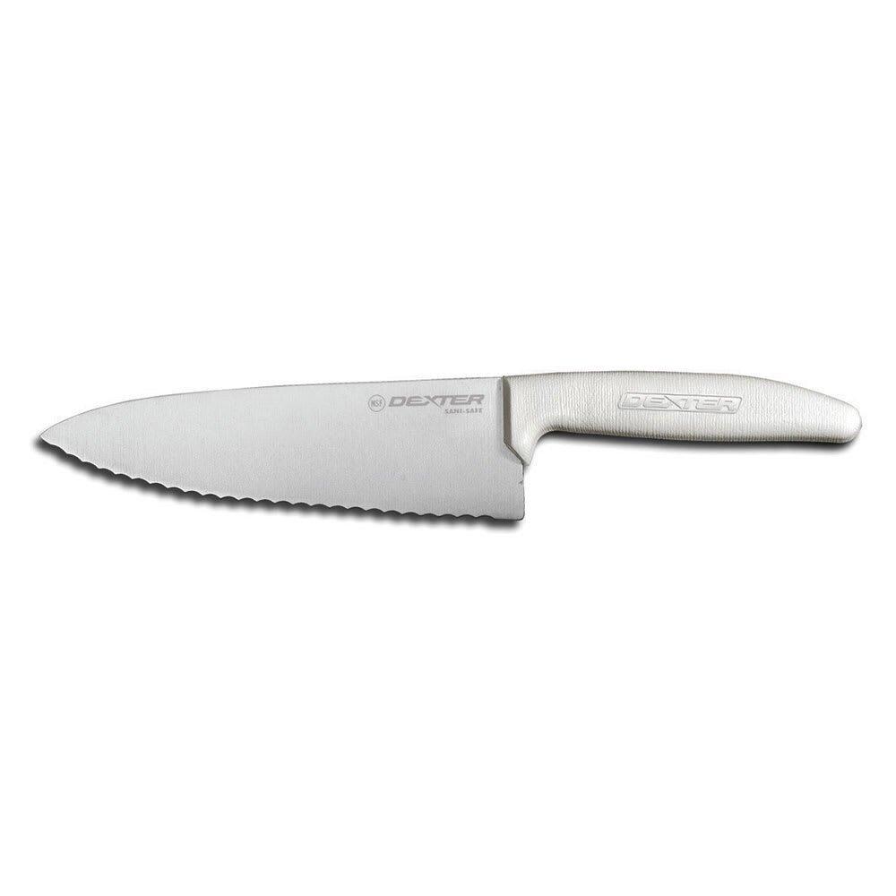 Dexter Russell S145-6SC-PCP 6" Sani-Safe® Chef's Knife with Polypropylene White Handle