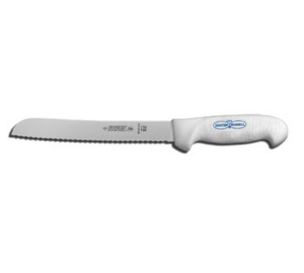 SofGrip Bread Knife,          8", scalloped edge,