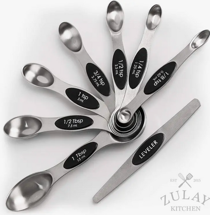 Magnetic Measuring Spoons - 8 Pc Set