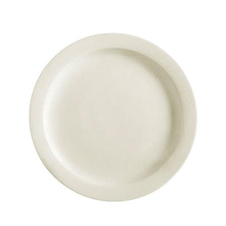8 3/8" Ceramic Narrow Rim Salad Plate/American White - Richard's Supply Inc