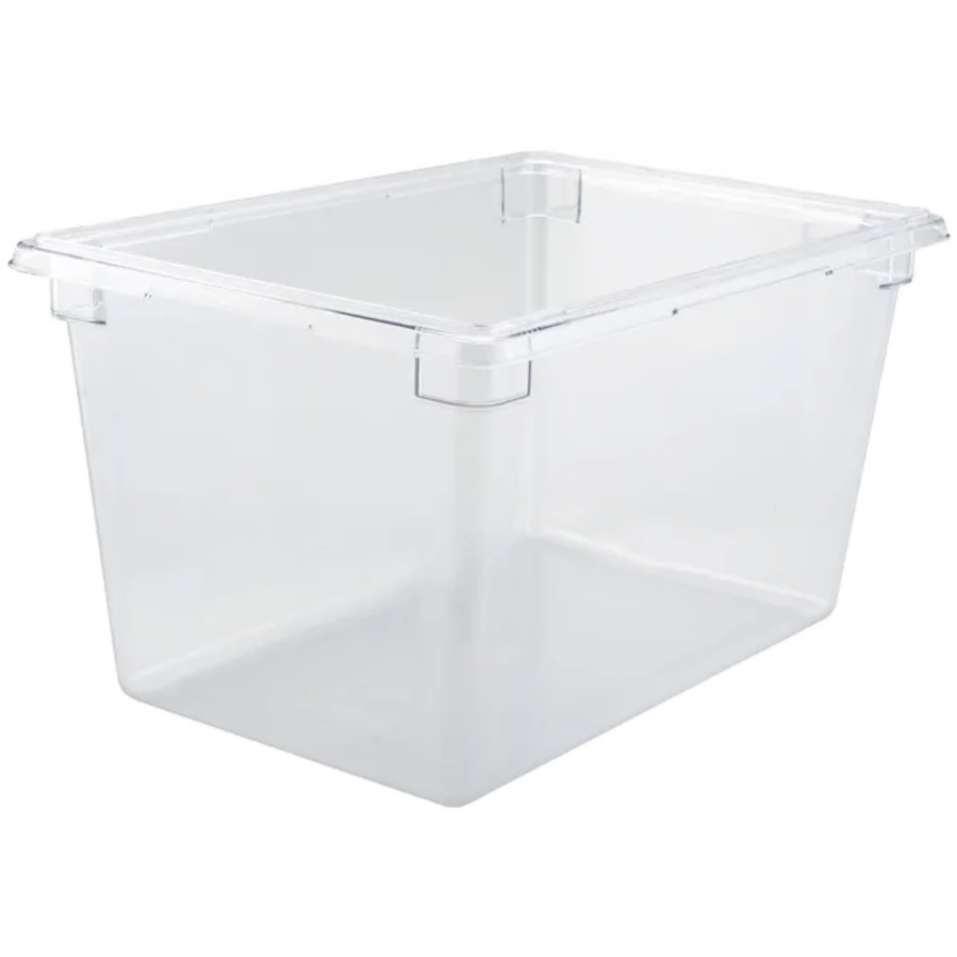 Winco 22 gal. Food Storage Box, 18 x 26 x 15", Polycarbonate, Clear