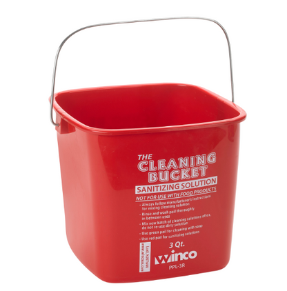 3 Quart Soap/Sanitizing Bucket