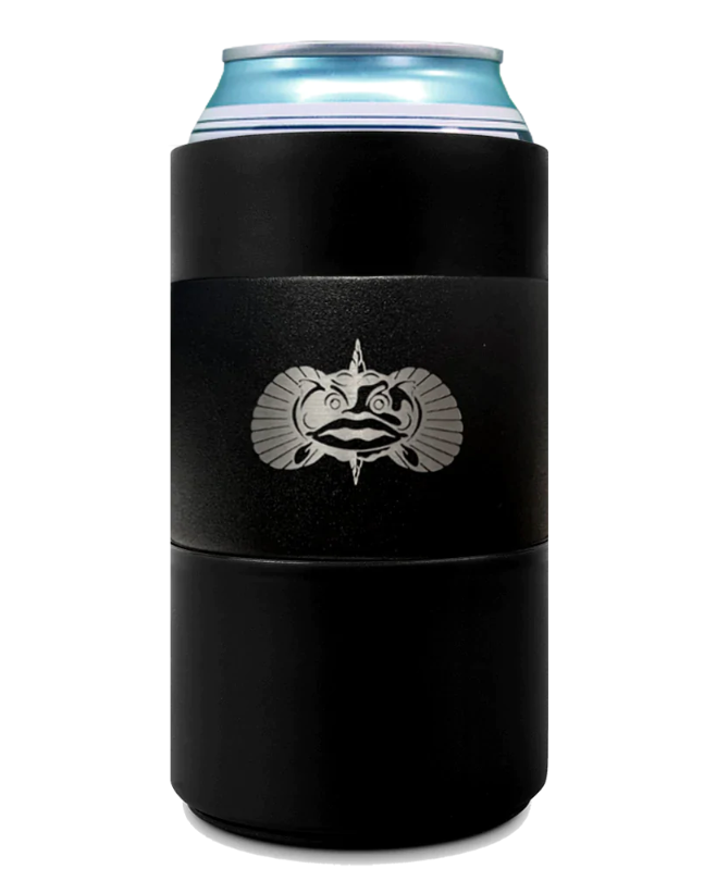 Non-Tipping 12oz Insulated Can Cooler - Black