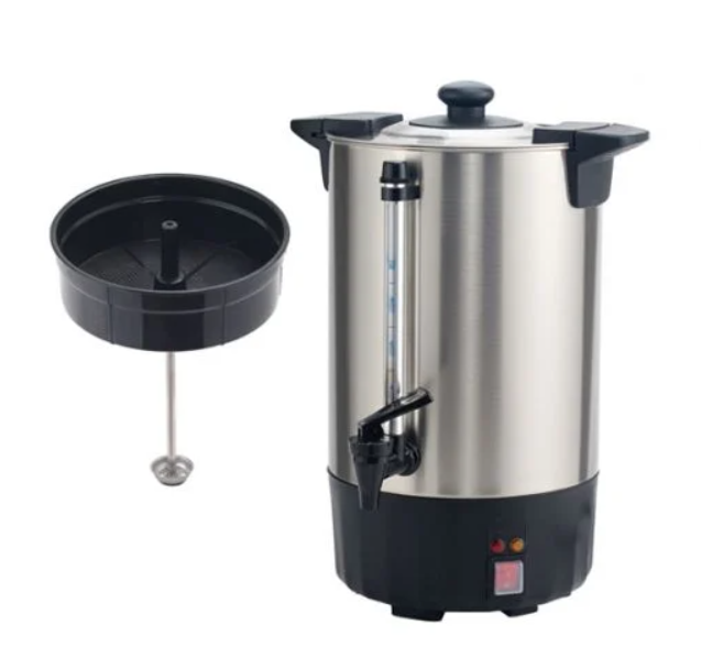50-Cup Stainless Steel Coffee Chafer Urn