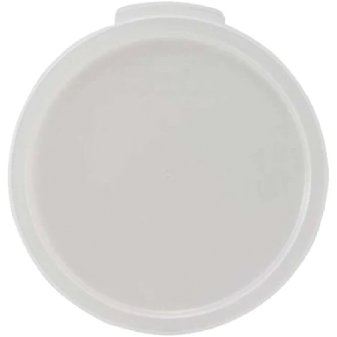Winco 2 and 4 Qt. White Food Storage Container Cover