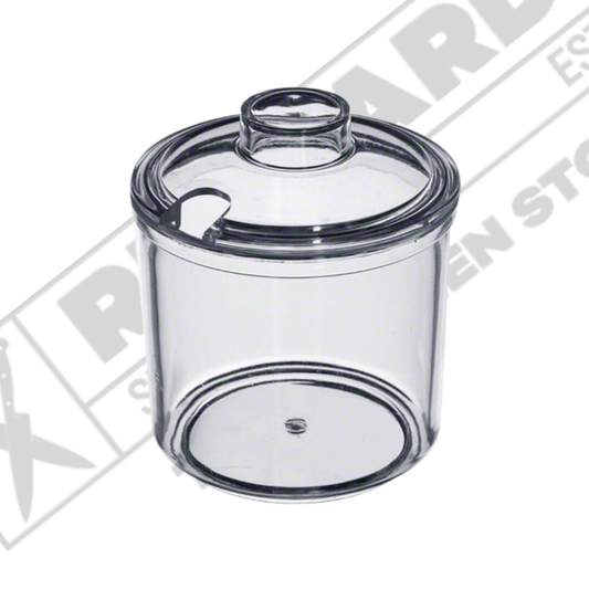 Update International 7 Oz Plastic Condiment Jar w/ Cover