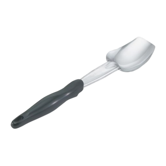 Vollrath 13 5/16" Heavy Duty Stainless Steel Basting Spoon with Ergo Grip Handle