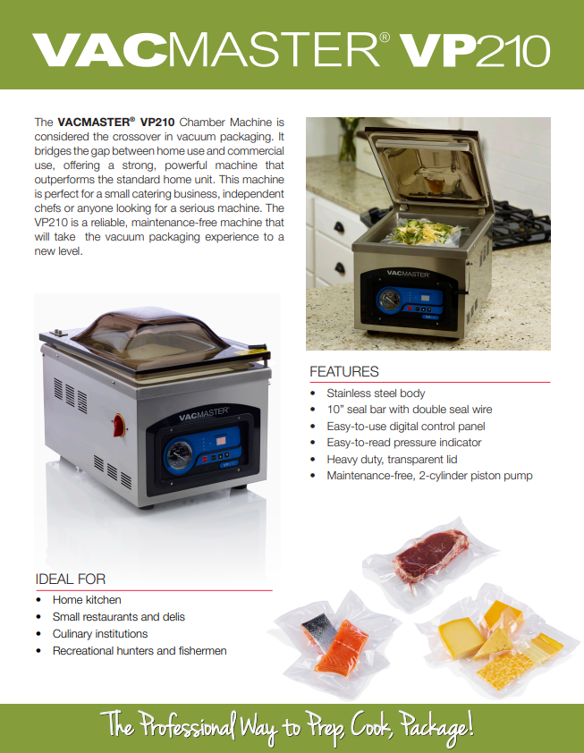 VacMaster VP210 Chamber Vacuum Sealer Review - Vacmaster Vacuum Sealer