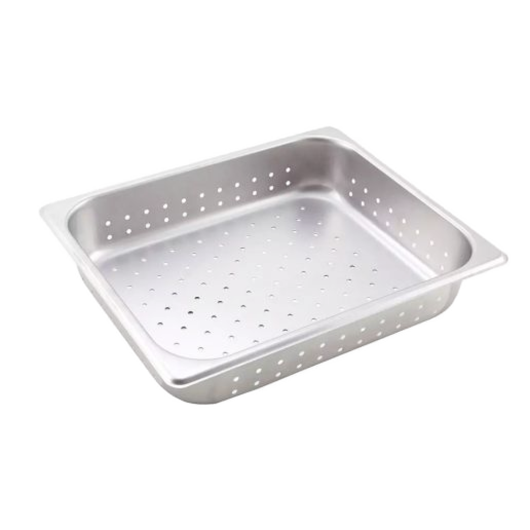 1/2 Size Perforated Stainless Steel Steam Table Pan