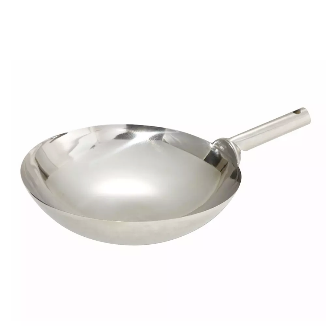 16" Stainless Steel Chinese Wok
