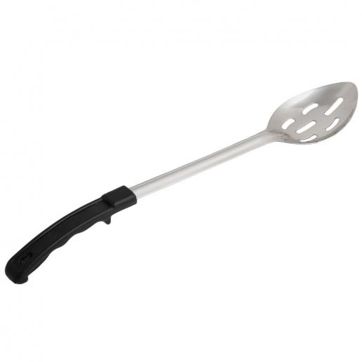 15" Slotted Basting Spoon With Stop Hook Bakelite Handle - Richard's Supply Inc