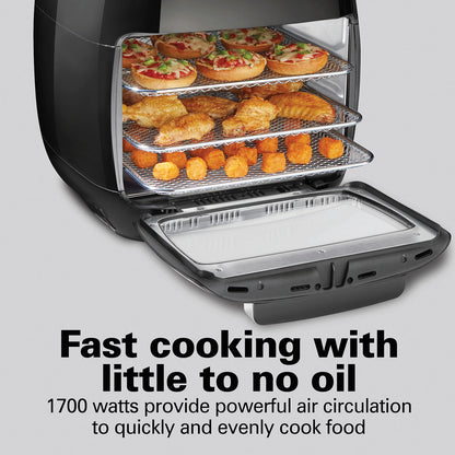 11.6 Quart Digital Air Fryer with Rotisserie & Rotating Basket