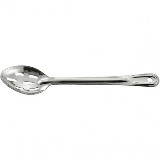 Basting Spoon, slotted, 13",  with 1.5 mm stainless steel
