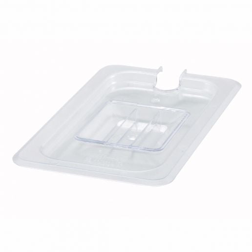 Poly-Ware 1/4 Size Slotted Food Pan Cover