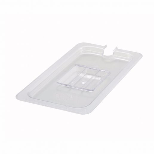 Poly-Ware 1/3 Size Slotted Food Pan Cover