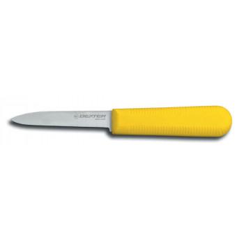 Dexter Russell S104Y-PCP 3 1/4" Sani Safe® Paring Knife Set with Polypropylene Yellow Handle