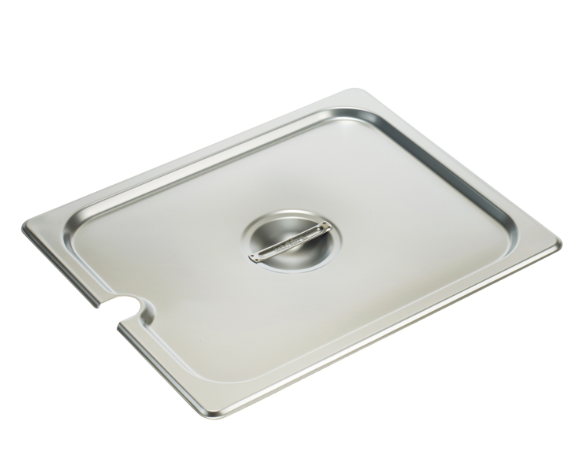 1/2 Size Slotted Steam Table Pan Cover with Handle