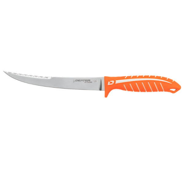 Dexter Dual Edge 8" stiff fillet knife with sheath