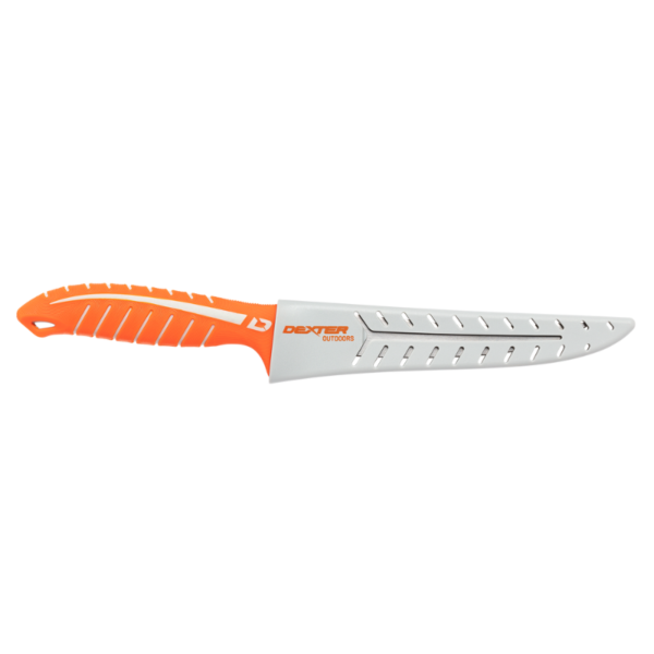 DEXTER Dual Edge 8" stiff fillet knife with sheath