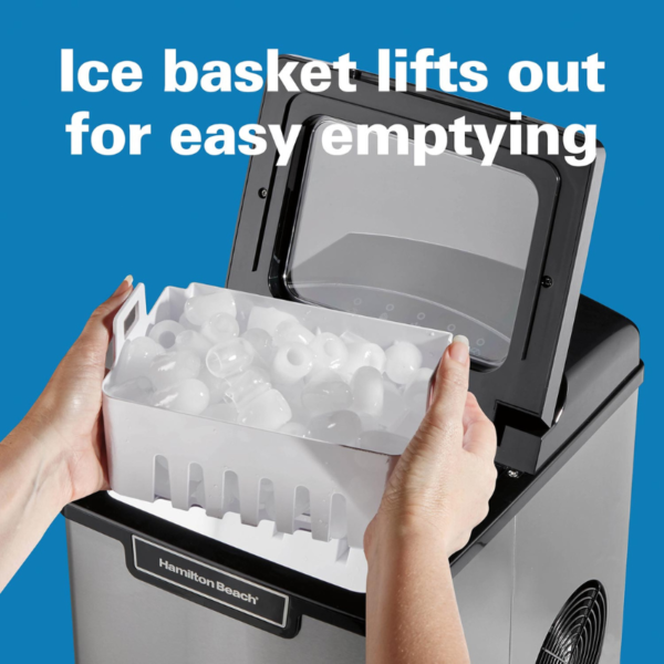 Hamilton Beach® Countertop Ice Maker- HAMI-86150 basket lift