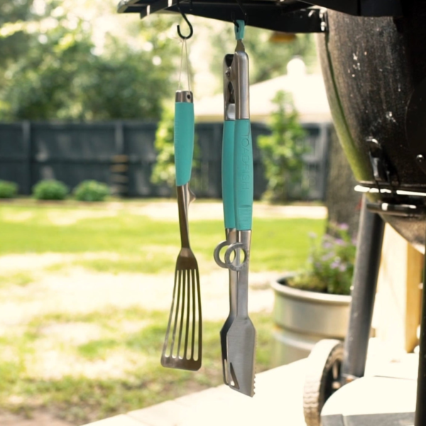 Ultimate Grill Tongs hanging