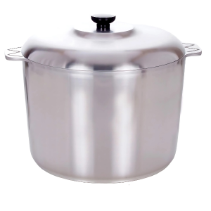 MCWARE STOCK POT W/ COVER AND PERFORATED PLATE-10QT ALUMINUM