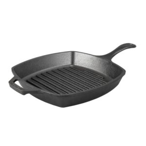 10.5 Inch Square Cast Iron Grill Pan