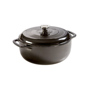 Midnight Chrome Essential Enamel Cast Iron Dutch Ovenjpg