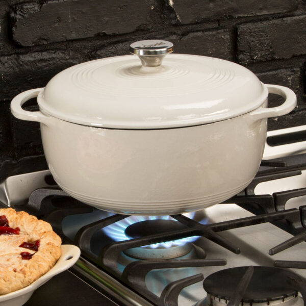 Oyster Essential Enamel Cast Iron Dutch Oven - Image 2