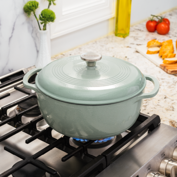 Desert Sage Essential Enamel Cast Iron Dutch Oven - Image 2