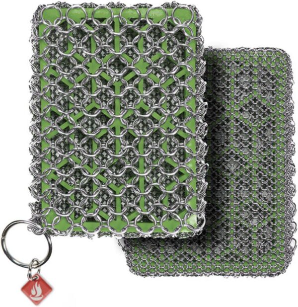 Chainmail Combo Scrubber KNAP-CM-SIL-ZL