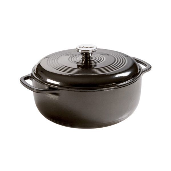 Midnight Chrome Essential Enamel Cast Iron Dutch Oven