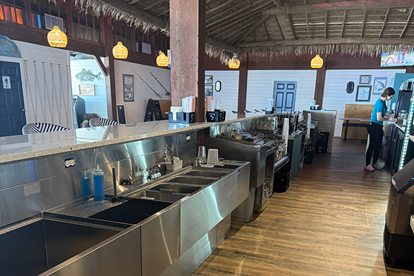 Complete bar installation