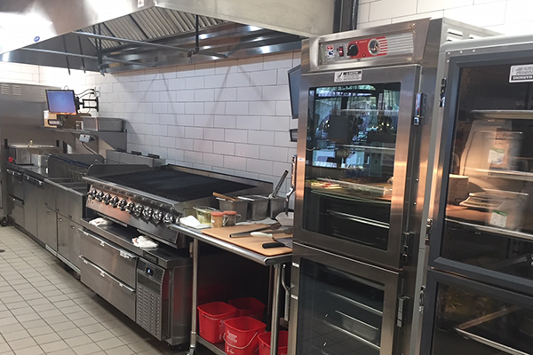 Restaurant cooking line